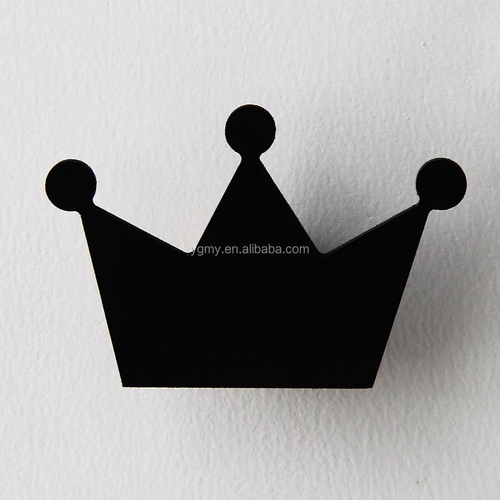 Cute Fashion 9cm 5 8cm Cute Crown Wooden Wall Hook Children Kids
