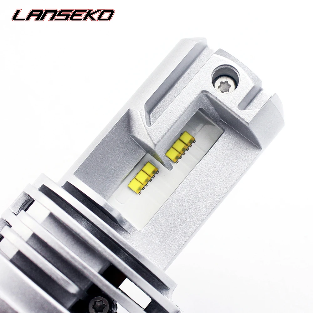 Auto led bulb h4 5000LM car led headlight car light  HB3 hi/lo beam from Lanseko