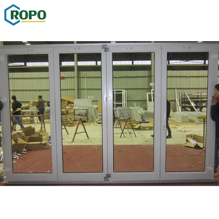 Nzs4211 Hurricane Impact Glass Upvc Multifold Sliding Doors Open