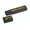 black custom mens straight razor box
