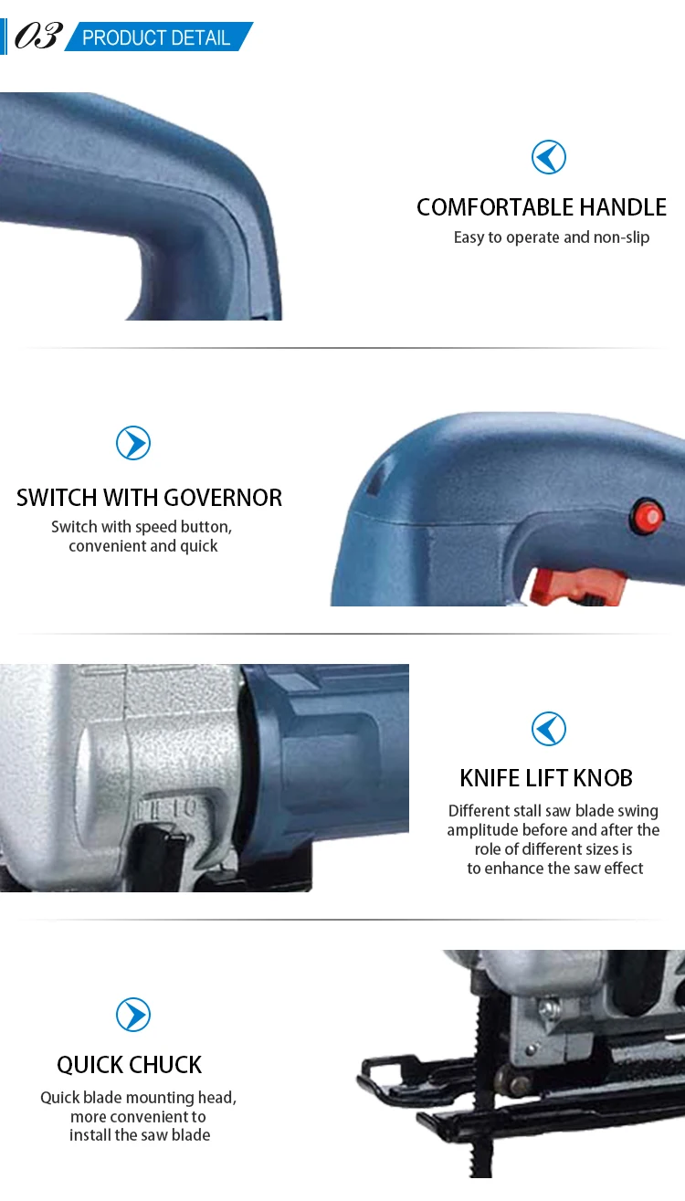 portable woodworking power jig saw Machine