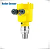 Radar sensor for continuous level measurement of liquids
