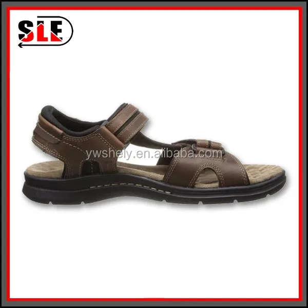 Anti-slide men's balochi king genuine leather blanks sandal