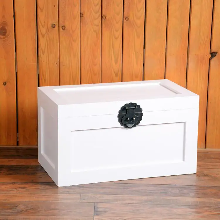 Painted Wooden Storage Sewing Tool Box