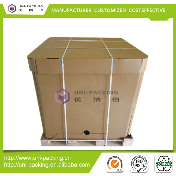 1000l Liquid Paper Ibc With Pe Liner Bag For Bulk Juice Wineliquid