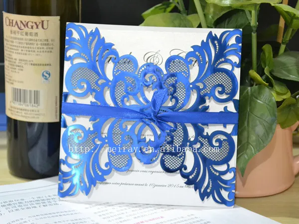 Popular Royal Blue Wedding Invitations-Buy Cheap Royal