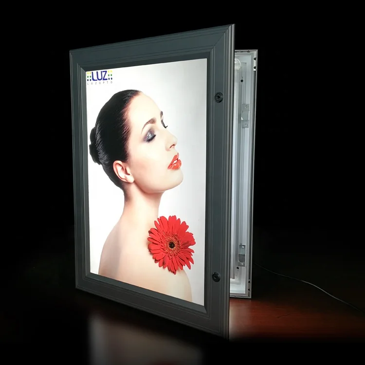 Custom Size Lockable Led Waterproof Outdoor Picture Frames Buy