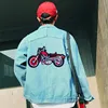 Best sell 2018 fabric logo hotfix motorcycle patches