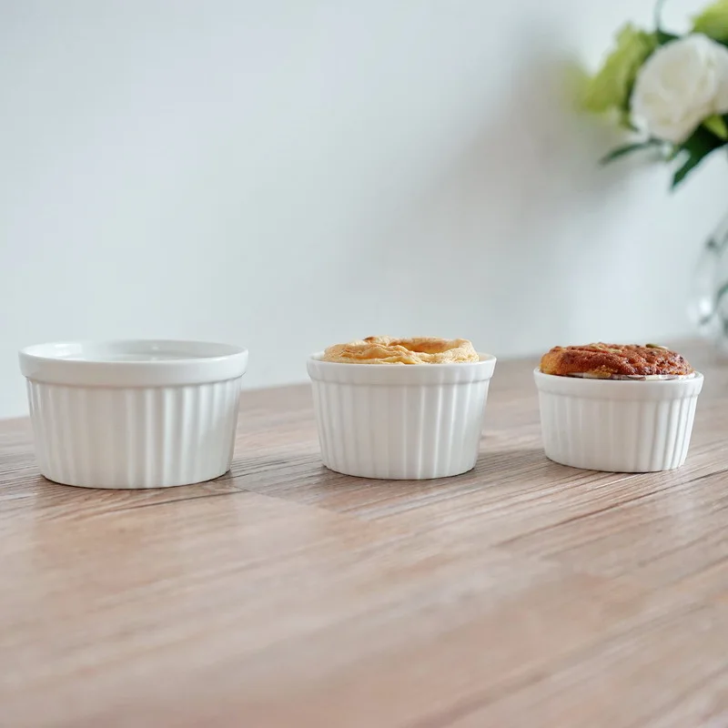 Porcelain Souffle Dishes Ramekins Ceramic Cake Mold Buy Ramekins