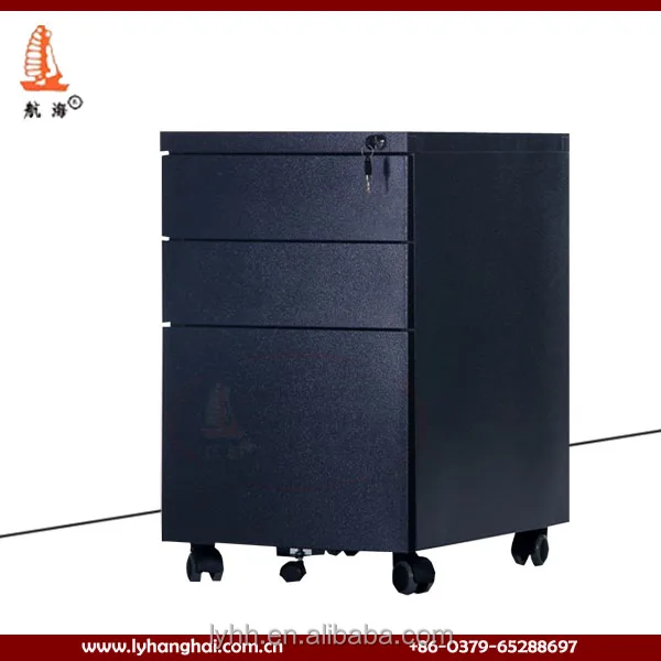 High Quality Mobile Pedestal 3 Drawer Metal File Cabinet Mobile