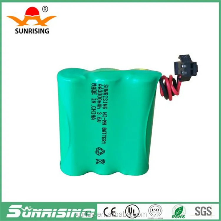 Ni Mh aa 2000mah 3,6 v Ni-Mh 1,2 V Paquete de batería recargable ...