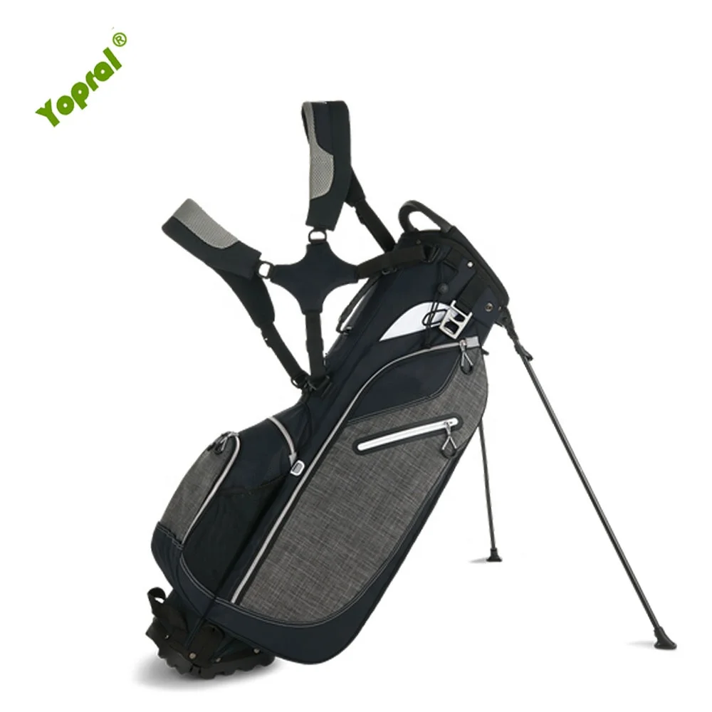 14 Way Divider Grey Canvas Golf Bag Custom Logo Carry Stand Made Bags Product On Alibaba
