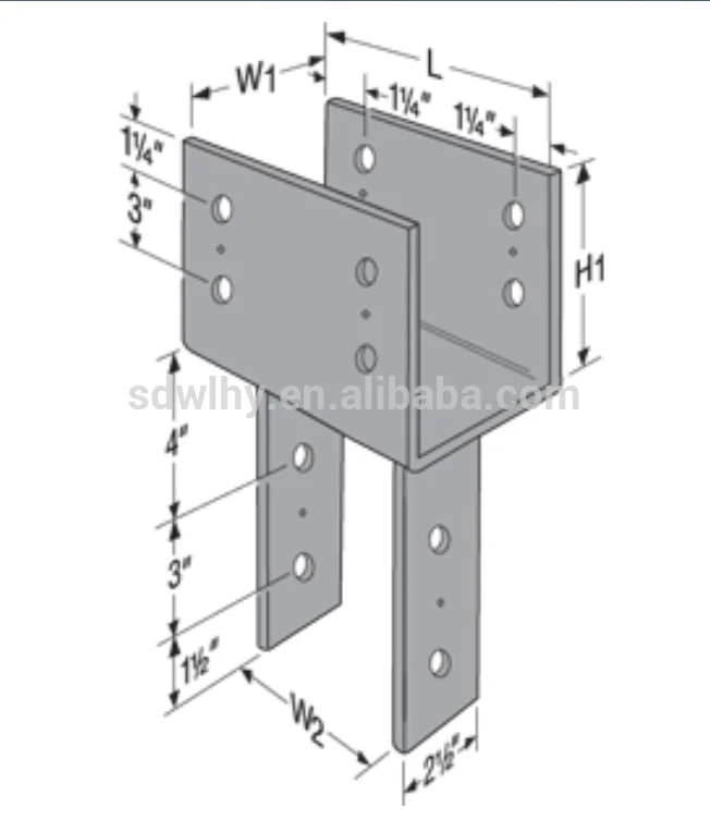 Factory Supply Customized Metal Brackets For Wood Beams Buy