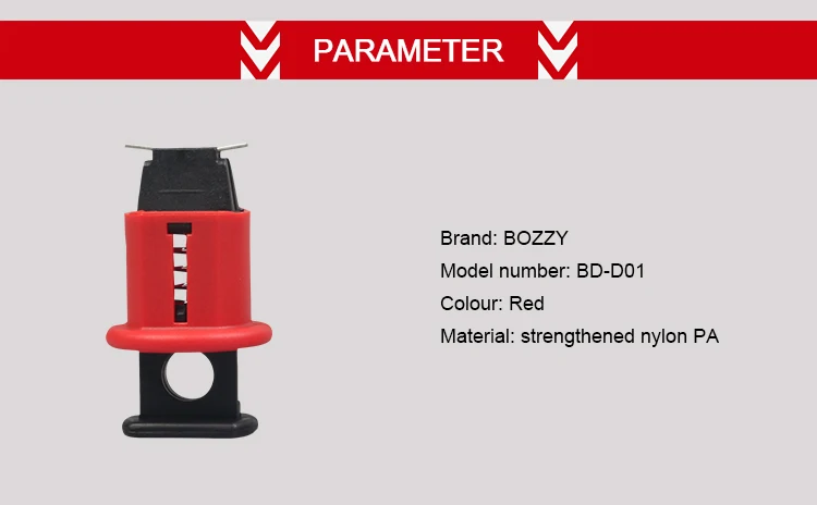 Safety Clamp On Circuit Breaker Lockout Device