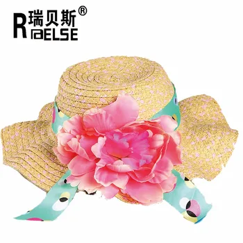 little girls straw hats