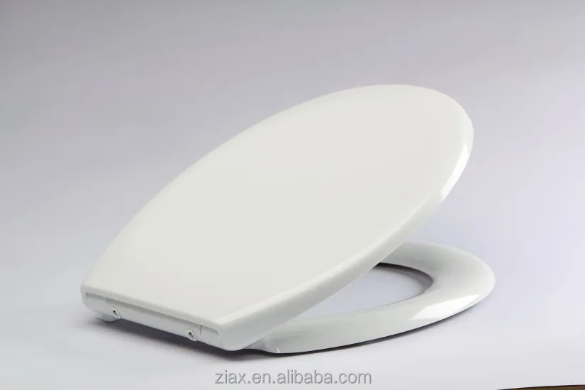 Soft Close White Toilet Seat Quick Release One Push Button Top Fix Type