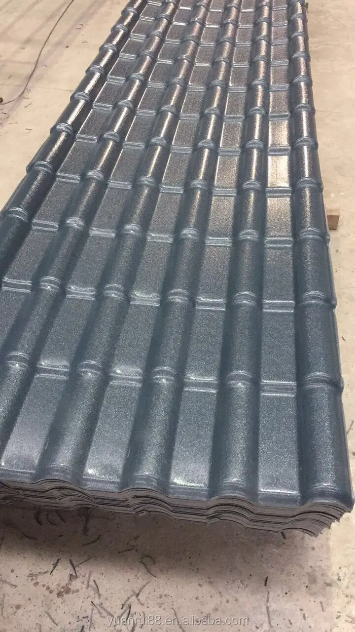 Pvc Synthetic Resin Roofing Tiles Waterproof And Heat Insulation