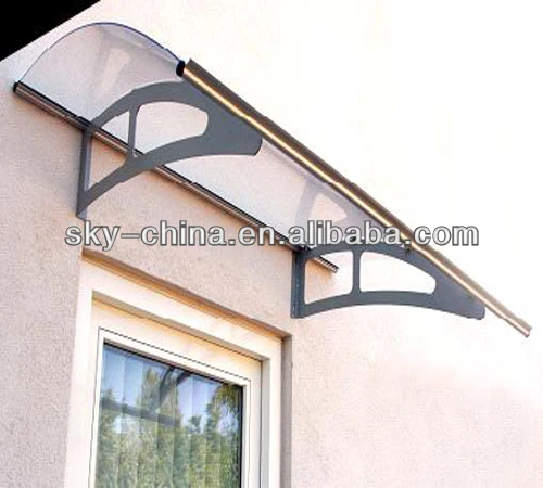 Diy High Quality Steel Frame Fibreglass Door Canopy For 