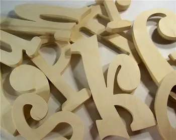 letters wood wooden letter pine natural paintable alphabet materials larger woodworking pdf required