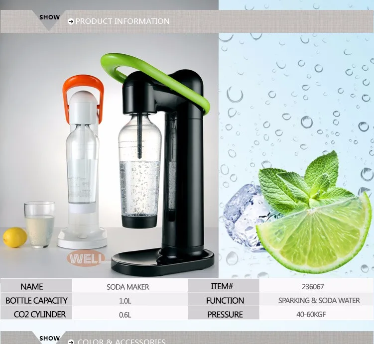 Home New Ecofriendly Commercial Soda And Sparkling Maker Buy Soda