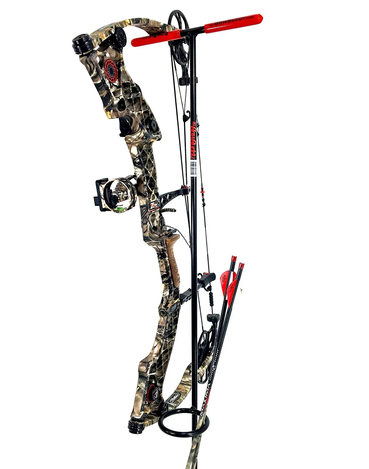 Vbestlife Archery Bow Stand Folding Portable Compound Bow Holder Rack