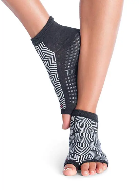 Yoga Socks for Women Non Slip Toeless Non Skid Sticky Grip Sock  For Pilates Barre Ballet