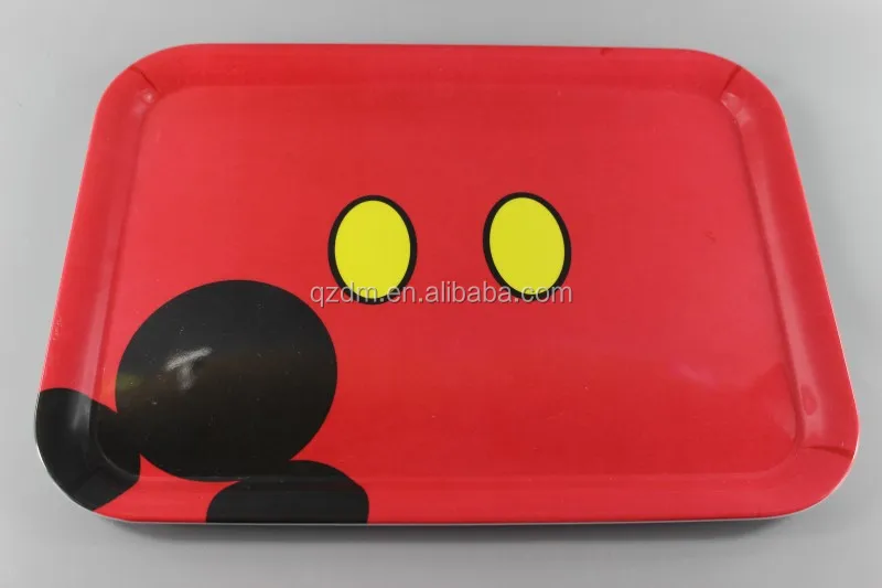 40X30CM Melamine Rectangle Tray , Serving Tray