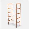2019 Top grade 5 tier multifunction wooden bamboo warehouse raw material storage rack
