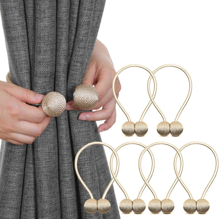 2020 Hot Selling on Amazon Navy Colour Magnetic Shower Curtain Tiebacks for Window Decoration