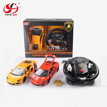 rc car with steering wheel and pedal