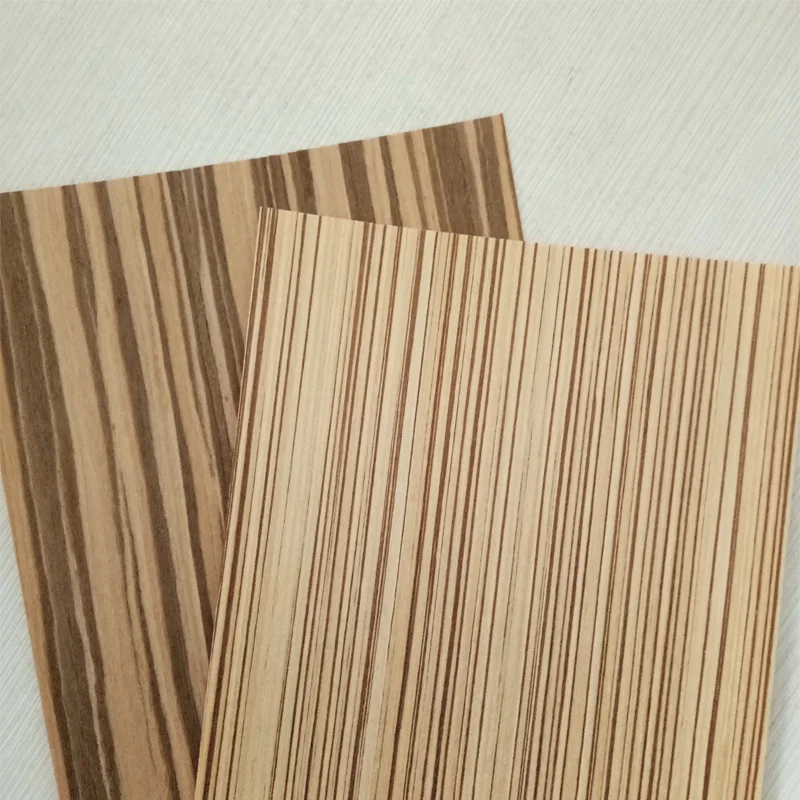 Length:2.5Meters Width:180mm Thickness:0.2mm Natural Solid Wood Zebra Pattern Veneer House Wood Craft Decorative Sheets