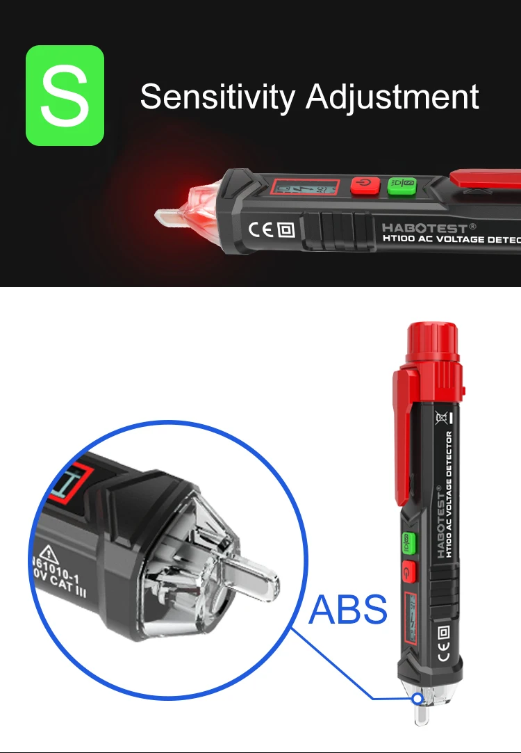New Style Non Contact Electrical Pen AC Voltage Detector Non-Contact Voltage Tester Pen