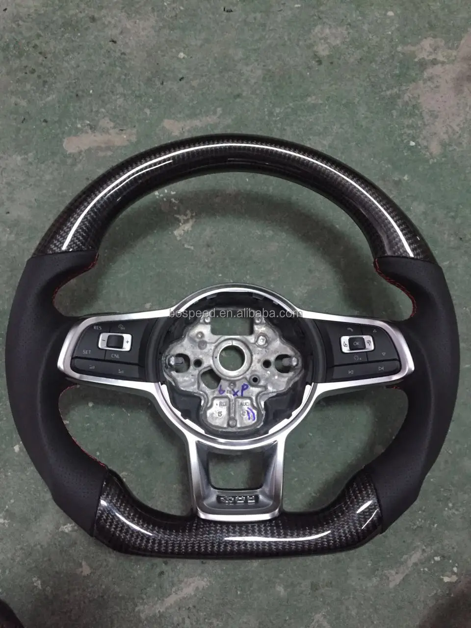 100 Real Carbon Fiber Steering Wheel For Vw Golf 6 Gti Golf 7 Golf 7r