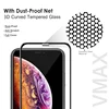 2019 Newest designed screen protector with dust proof net tempered glass 3D 9H Hardness for iPhone xs xs max