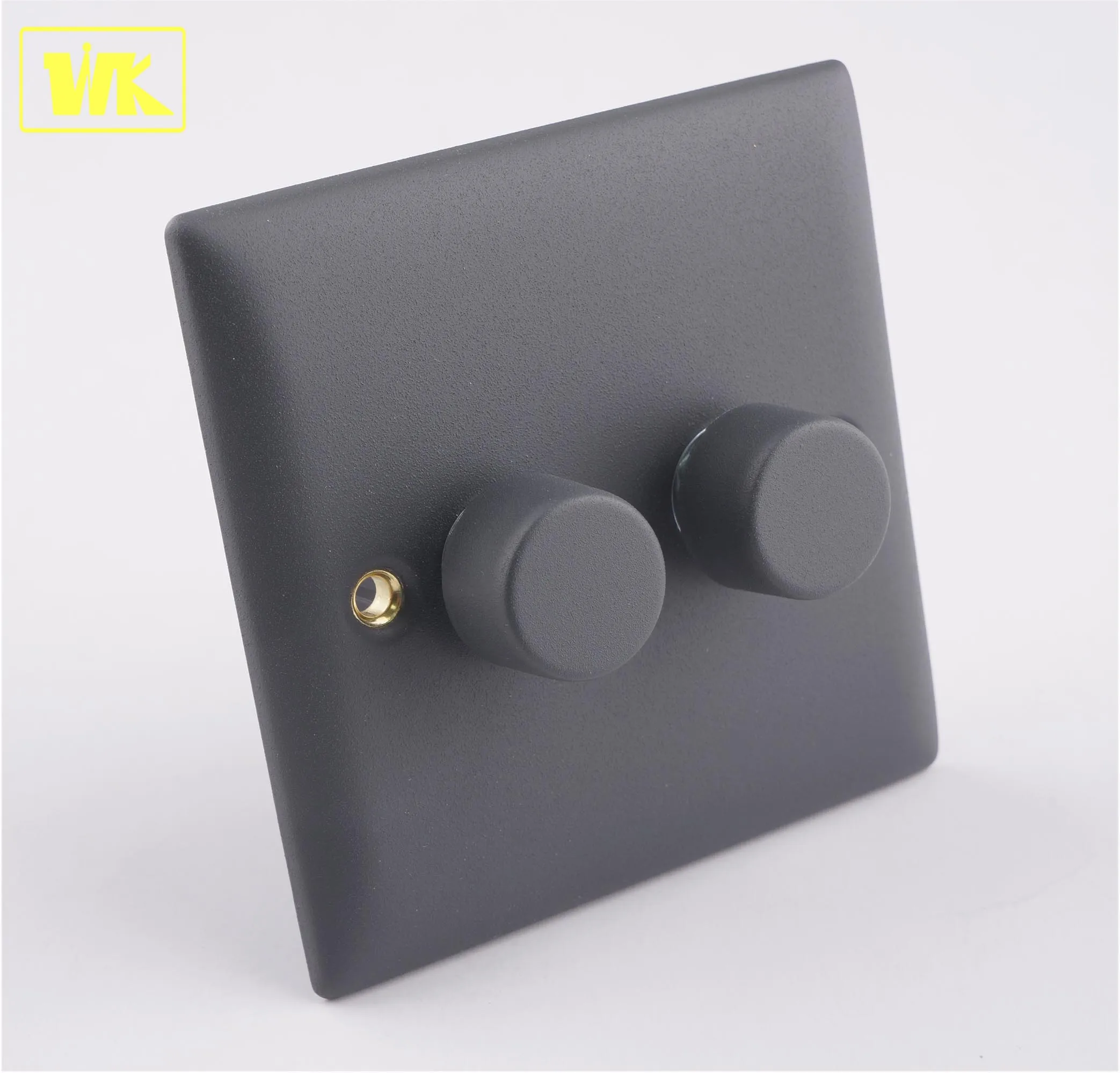 Wk Anthracite 10ax 2 Gang 2way Intermediate Push On Dimmer Switch Buy