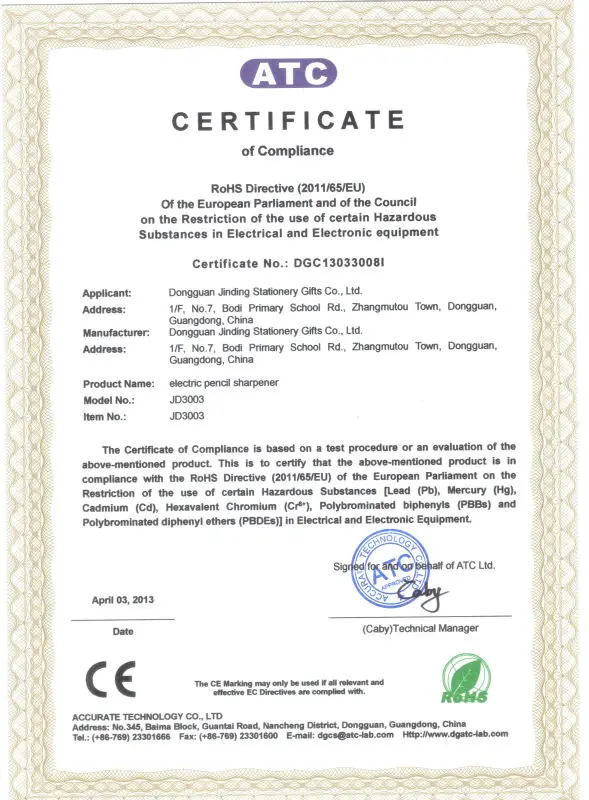 2016  Pencil Sharpener Electric Knife In Amazom