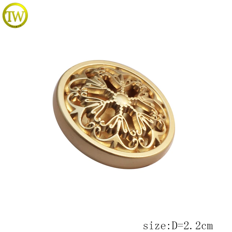 Custom Metal Button Designer Engraved Name Logo Metal Sewing Buttons