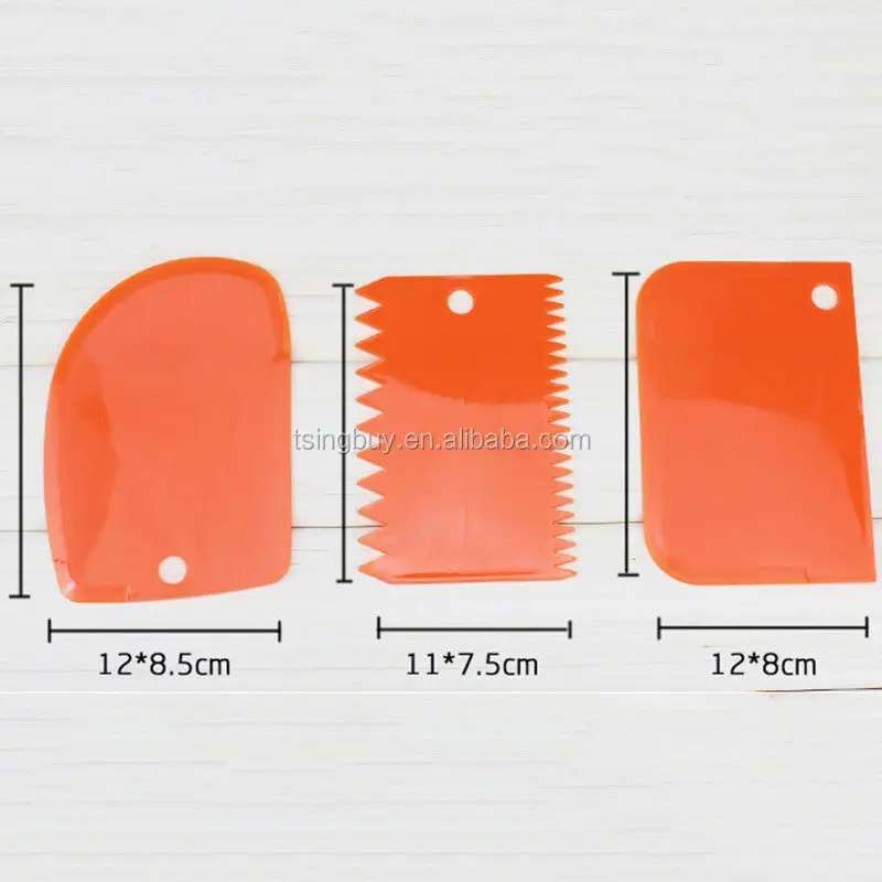 Factory Supply Baking & Pastry Tools Silicone Dough Bowl Orange Scraper ...