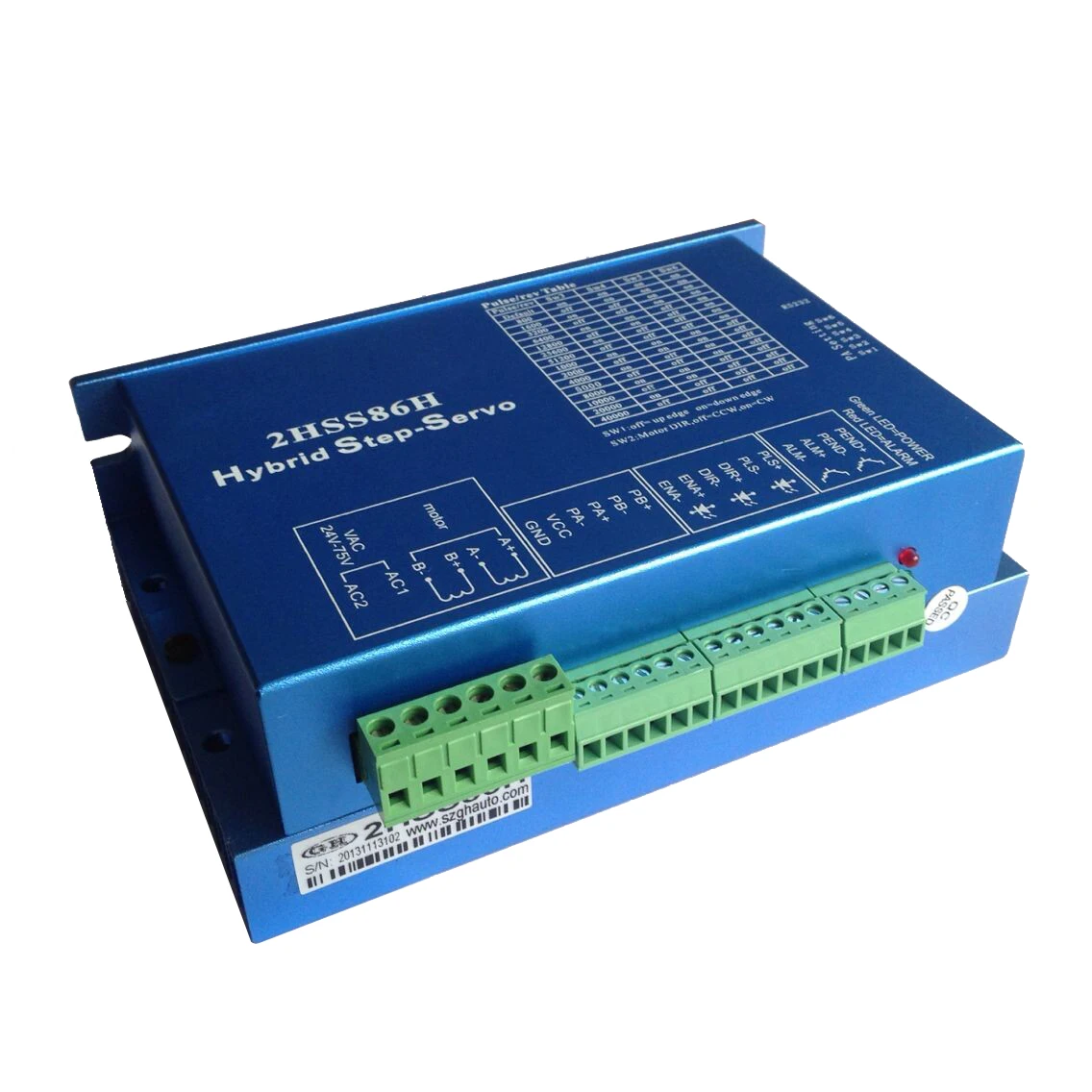 Cnc Hybrid Closed Loop Stepper Servo Driver 2hss86h+ 8.5n.m Motor ...