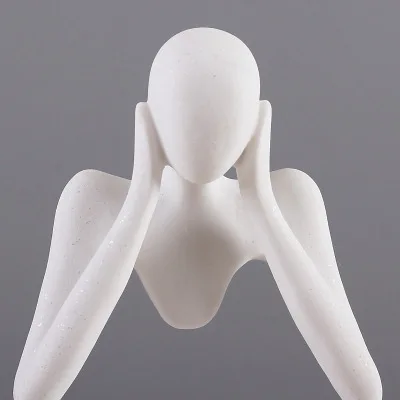 resin woman statue