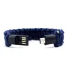 Creative fashion accessories European and American braided rope bracelet data cable