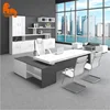 Colourful table office specifications wooden office table design