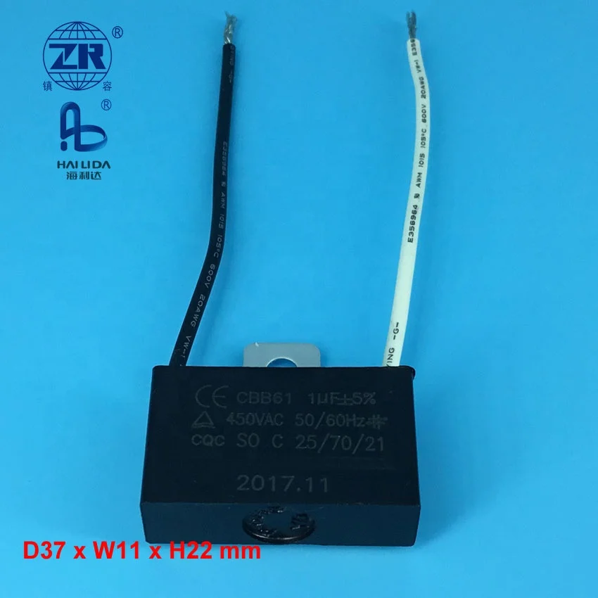 1uf 450v Ceiling Fan Wiring Diagram Capacitor Cbb61 Buy Ceiling