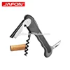 Hot sale soft touch plastic handle multi-functional corkscrew spiral wine opener