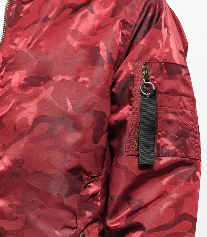 100 Polyester Mens Lightweight Red Camo Bomber Military Jacket Buy