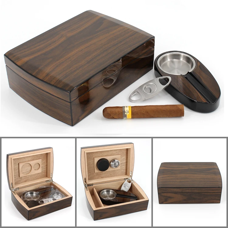 Wooden Cigar Accessories Kit Gift Sets Humidor Set De Puros With ...