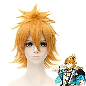 yellow costume wig
