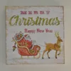Christmas wood craft signs for shop decoration china art supplies