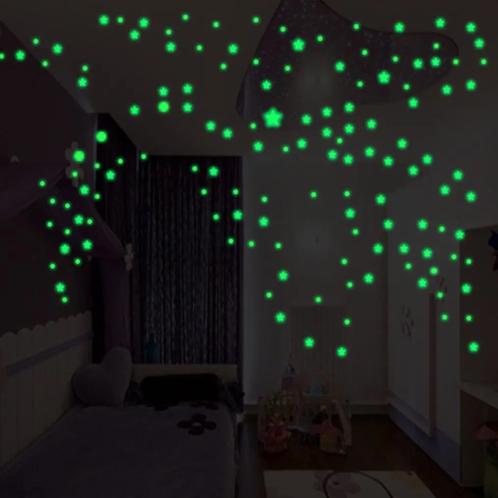 Buy Airbin Glow In The Dark Stars Wall Stickers 730 Pcs