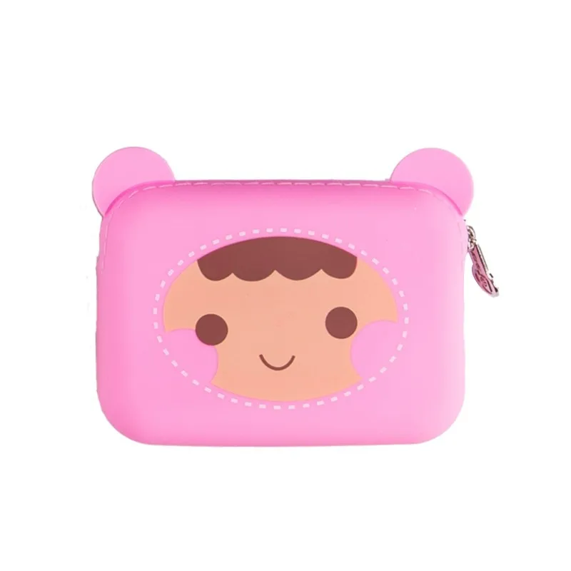 Lovely Cute Coin Purse With Key Holder High Quality Silicone Money Bag ...